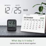 Digital Travel Alarm Clock - Your Compact Companion for Time, Date, and Temperature On-the-Go!