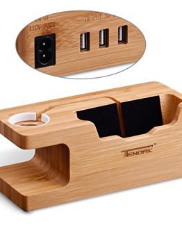 Wood Charging Dock Station for 38mm and 42mm Apple Watch