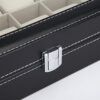 Readaeer 12 Slot Leather Watch Box Display Case Jewelry Organizer