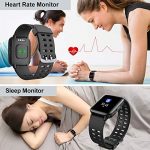 Fitness Tracker Watch with Heart Rate Monitor Smart Watch for Android and iOS Phone