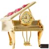 Vintage Piano Desk Clock Gift for Musician