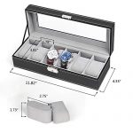 Leather Watch Box Display Case Organizer