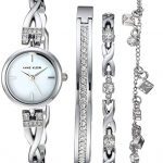 Swarovski Crystal Anne Klein Watch and Bracelet Set