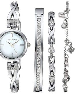 Swarovski Crystal Anne Klein Watch and Bracelet Set