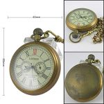 VIGOROSO Men's Vintage Full Copper Hand-Wind Mechanical