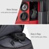 Travel Watch Case: Secure Single Storage for Wristwatches up to 50mm in Elegant Black