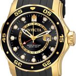 Gold Invicta Men's Pro Diver Scuba