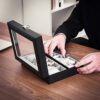 SONGMICS 10-Slot Watch Box, Faux Leather Watch Case