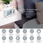 Projection Alarm Clock 180° Projector