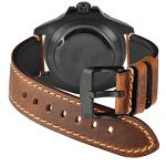 Gold Brown Premium Saddle Style Vintage Leather Watch Strap