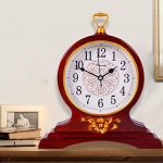 Beesealy Mantel Clock, 12-Inch Mantel Clock, Silent Movement