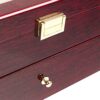 Nisorpa Wood Watch Box 20 Slots Glass Top Mens