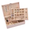 Solar design Watches Organizer Case Double Layer Tray