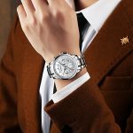CRRJU Watches for Men,Chronograph Elegant Business Date Analog