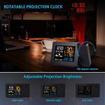 Alarm Clock Digital Projection Ceiling Wall
