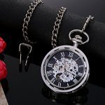 Carrie Hughes Men's Open face Silver Tone Steampunk Skeleton