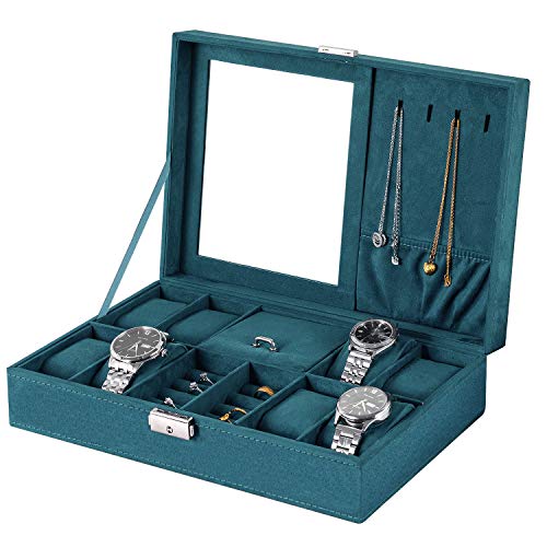bestwishes Jewelry Box Watch Box Organizer 8-Slot