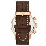 Stuhrling Original Mens Brown Leather Dress Watch