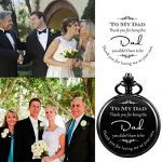 Thank You for Being The Dad Pocket Watch Men Personalized
