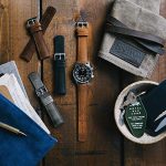 Barton Leather and Rubber Hybrid Watch Band