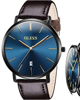 OLEVS Men's Ultra Thin Watches Watches for Men