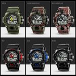 Mens Analog Digital Dual Display Sports Watches Military