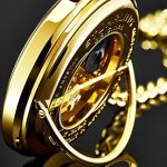Timeless Elegance: Stuhrling Original Men's Vintage Mechanical Pocket Watch in Gold