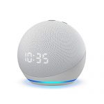Smart speaker with clock and Alexa All-new Echo Dot