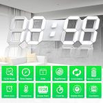 Warehouse Remote 3D LED Wall Clock