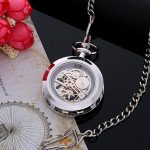 Carrie Hughes Men's Open face Silver Tone Steampunk Skeleton