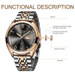 Golden Black Analog Quartz Watch Men