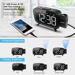Projection Alarm Clock, ELEGIANT FM Radio Alarm Clock