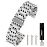 Silver 18mm Quick Release Watch Strap