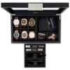 Glenor Co Valet Jewelry Box Large Glass Lid