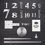 Large 3D Frameless Wall Clock Stickers