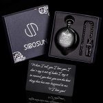 SIBOSUN Pocket Watch for Men Who Have Everything Birthday Gifts