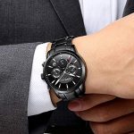 CRRJU Watches Men's Date Business Casual Chronograph