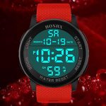 Mens Digital Sports Watches LED Screen Large Face Military Watches