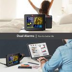 Digital Clock Projector on Ceiling with Indoor Outdoor Temperature