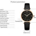 IBSO Ladies Watches Leather Band Round Case Fashion