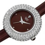 Swarovski Crystal & Diamond Accented Watch Burgi