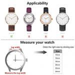 Quick Release Leather Watch Strap 22mm Black