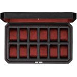 12 Slot Leather Watch Box - Luxury Watch Case Display Organizer