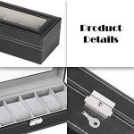 Leather Watch Box Display Case Organizer