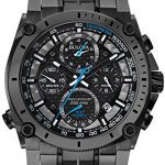 Bulova Men's Precisionist Analog Display Japanese Quartz Black Watch
