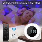 Alarm Clock Star Projector Night Light