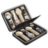 SONGMICS 8-Slot Portable Watch Box Travel Case Storage