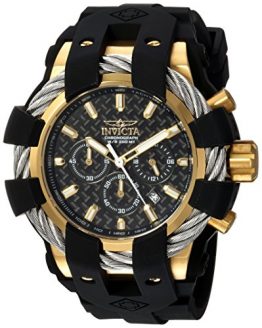 Invicta Men's Bolt Steel and Silicone Chronograph Quartz Watch