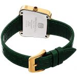 Hunter Green Bruno Magli Quartz Italian Leather Strap Watch