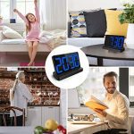 Bedrooms, Bedside Digital Alarm Clock with Large Display